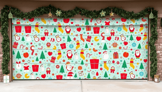 🏠✨Elevate Your Home's Curb Appeal with Garage Door Cover Banners - GetGarageBuddy