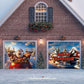 Santa & Reindeers | Christmas Garage Door Cover - GetGarageBuddy