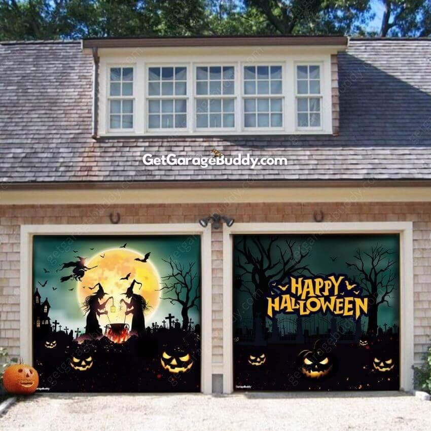 🎃GarageBuddy®️ Halloween Garage Door Covers - GetGarageBuddy #halloween, halloween decor