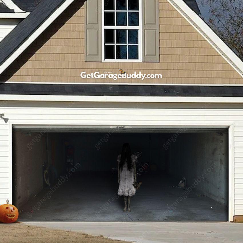 Possessed Girl | Halloween Garage Door Cover