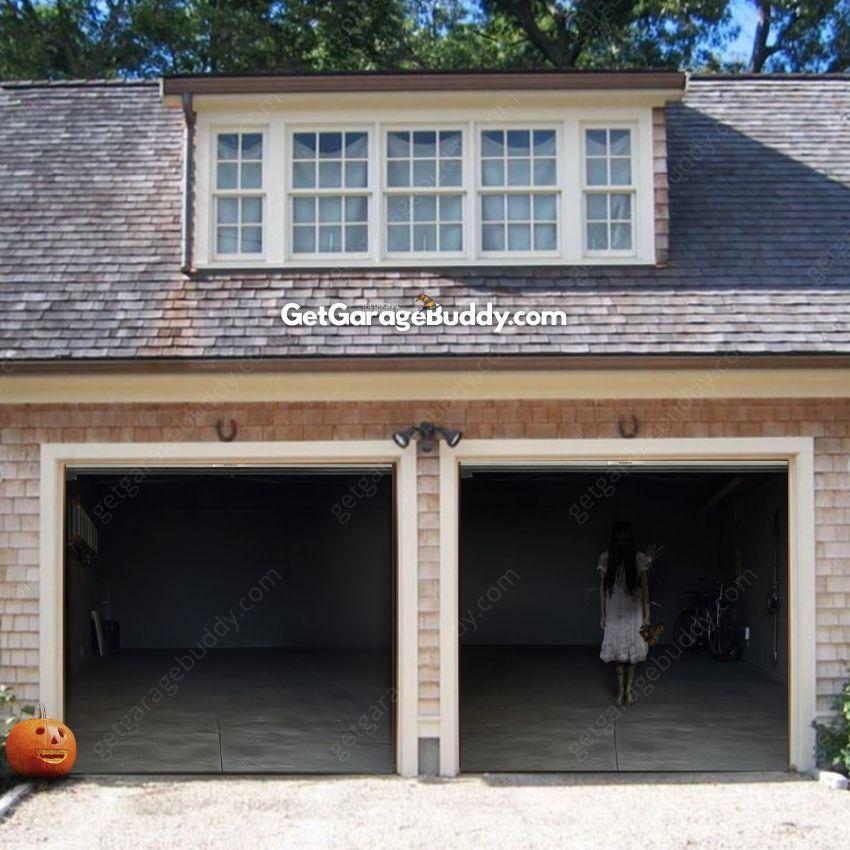 Possessed Girl | Halloween Garage Door Cover