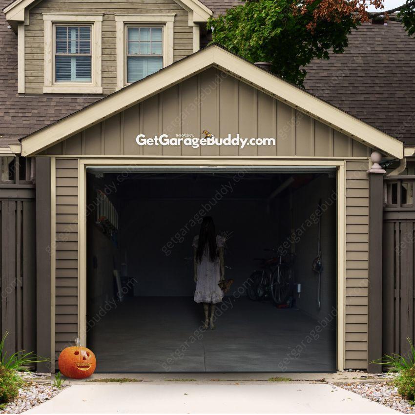 Possessed Girl | Halloween Garage Door Cover