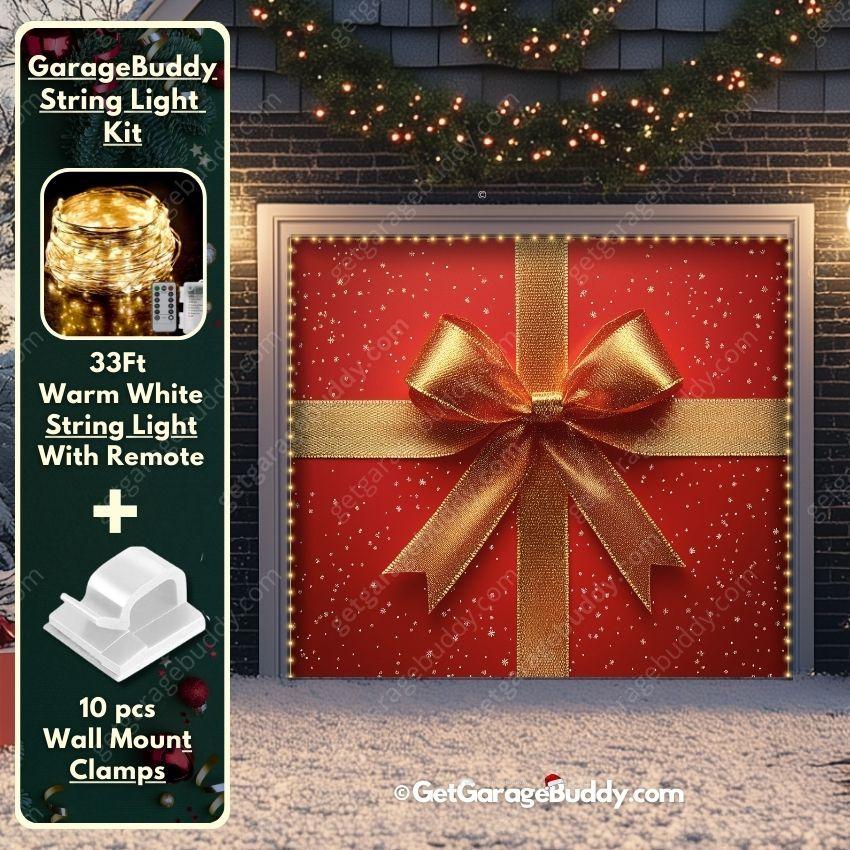 Gift Wrap | Christmas Garage Door Cover