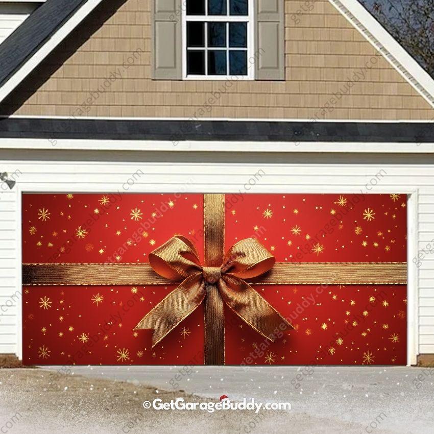 Gift Wrap | Christmas Garage Door Cover