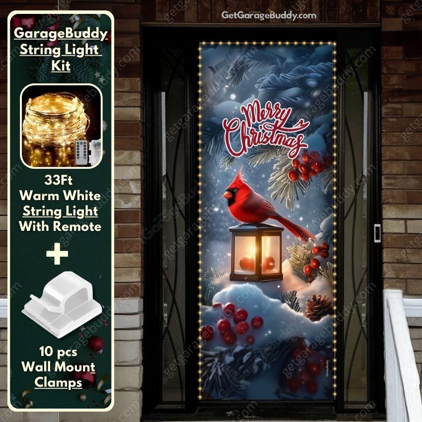 Christmas Front Door Covers | GarageBuddy - GetGarageBuddy