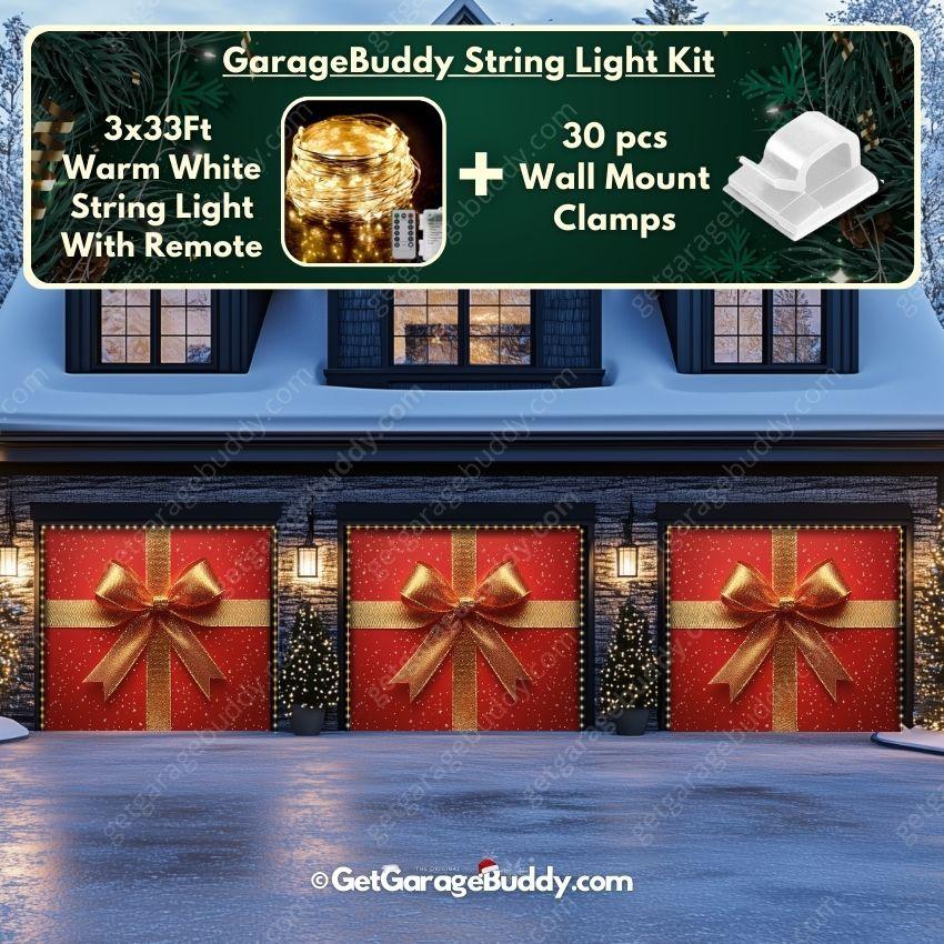 Gift Wrap | Christmas Garage Door Cover