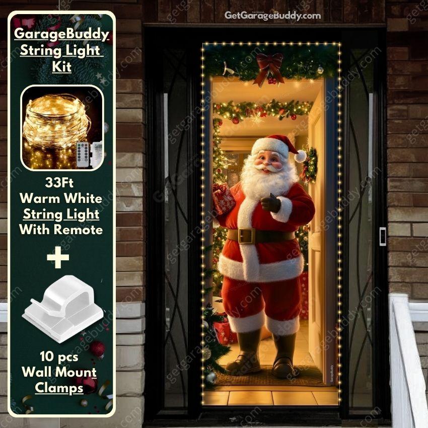 Christmas Front Door Covers | GarageBuddy - GetGarageBuddy