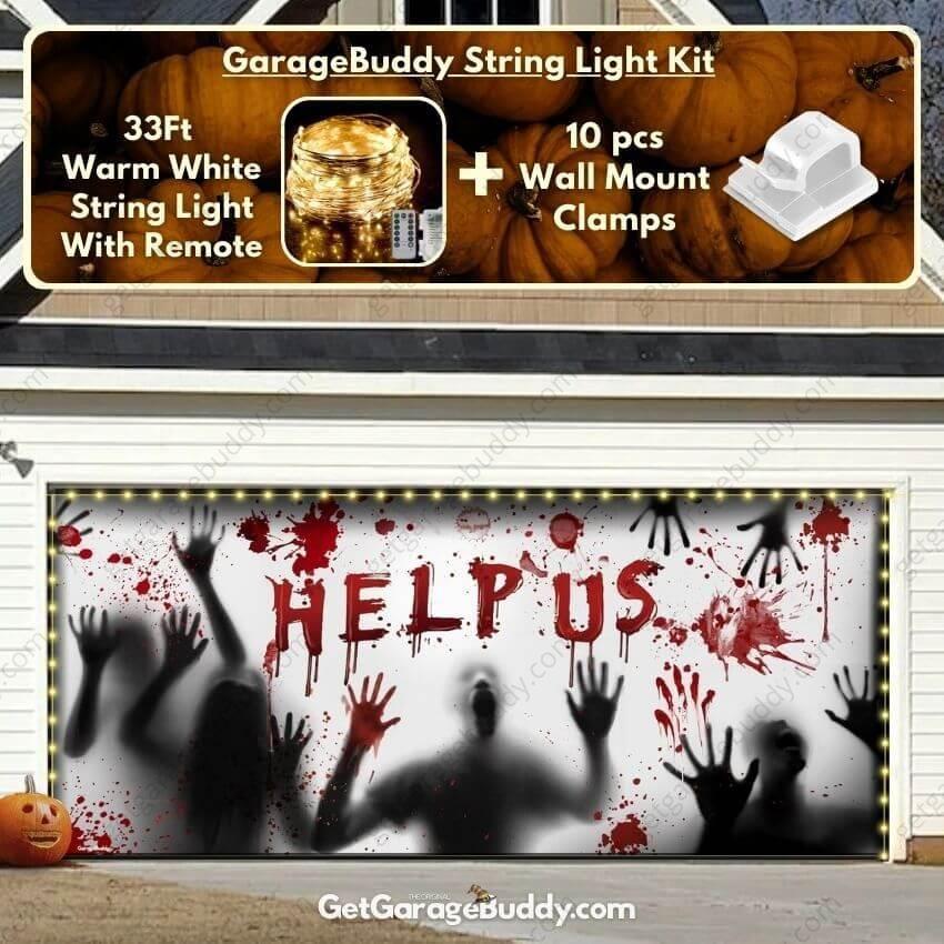 🎃GarageBuddy®️ Halloween Garage Door Covers - GetGarageBuddy #halloween, halloween decor