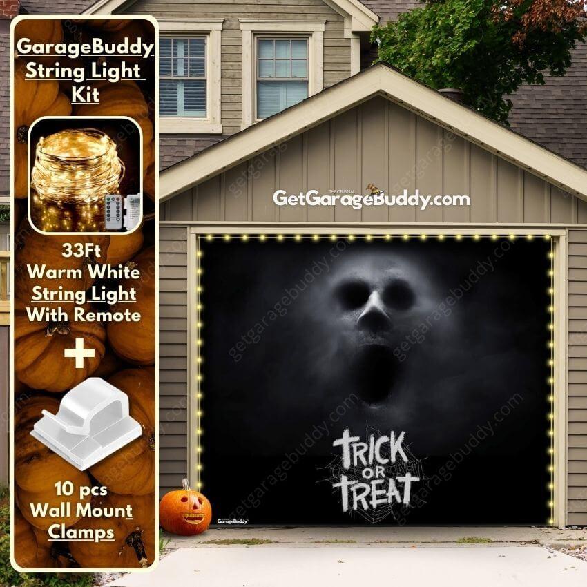 Ghostly Figure | Halloween Garage Door Cover