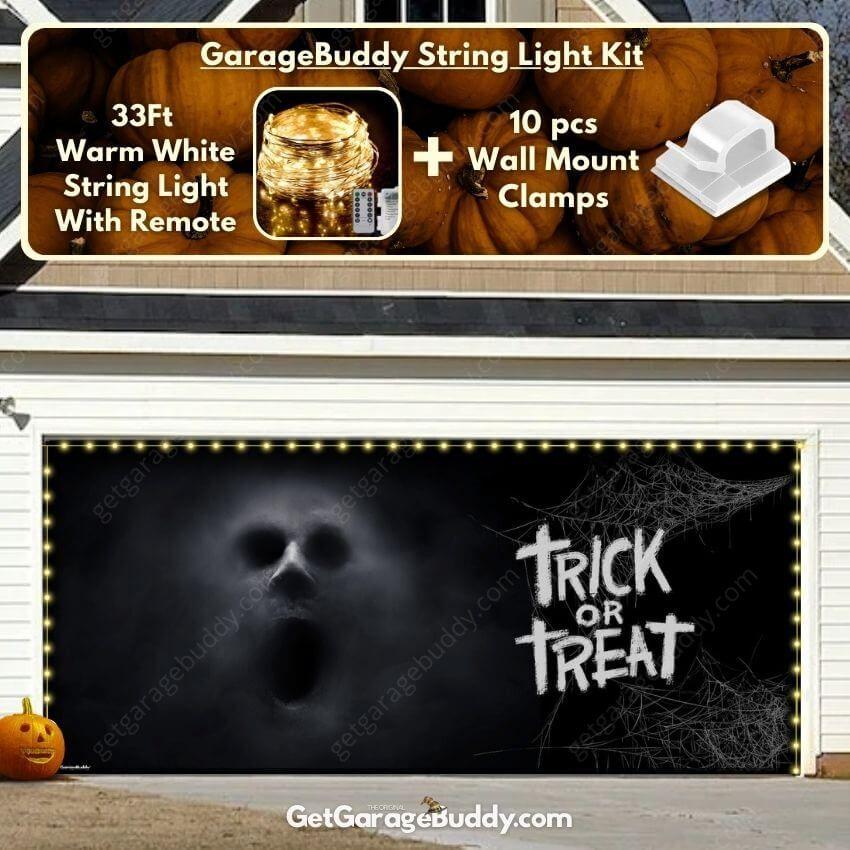 Ghostly Figure | Halloween Garage Door Cover