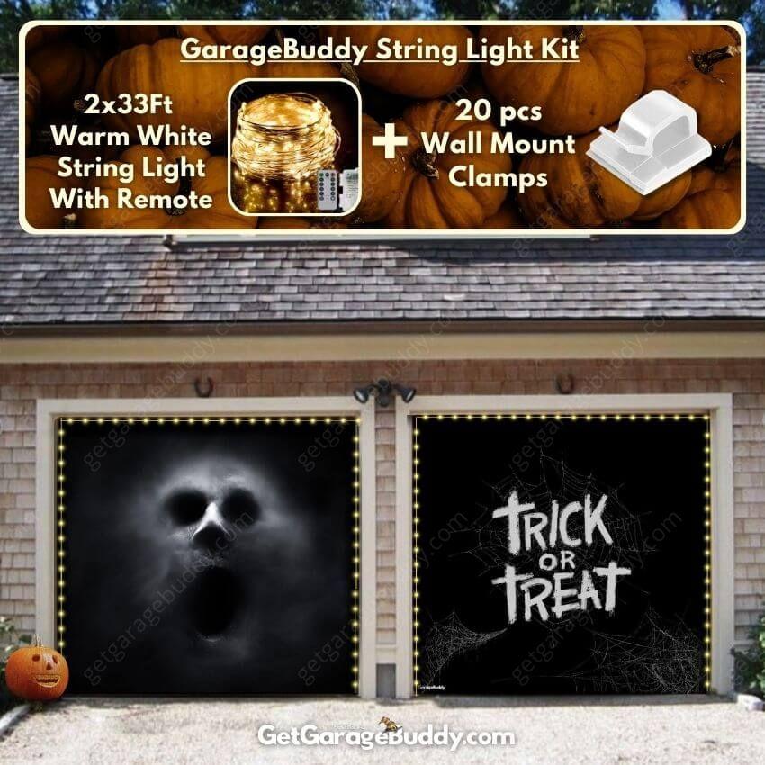 Ghostly Figure | Halloween Garage Door Cover