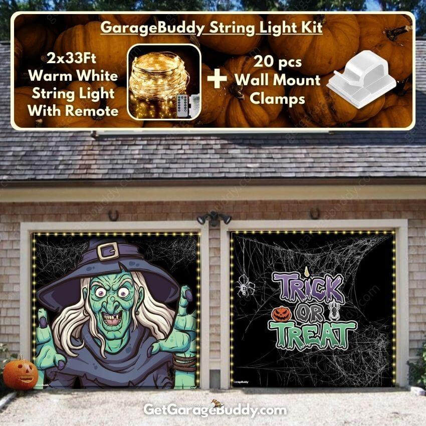 Ugly Witch | Halloween Garage Door Cover