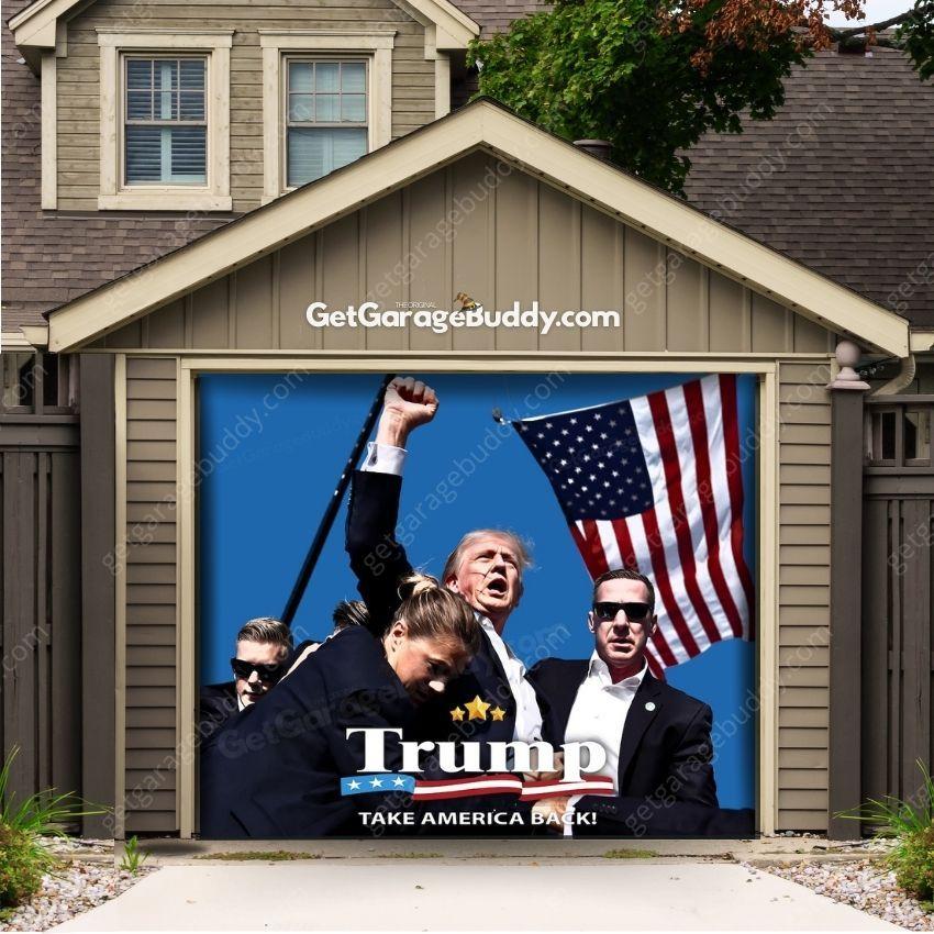 Iconic Trump | Garage Door Cover - GetGarageBuddy