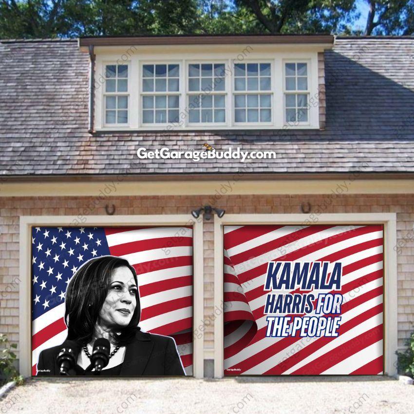 Kamala For The People | Garage Door Cover - GetGarageBuddy