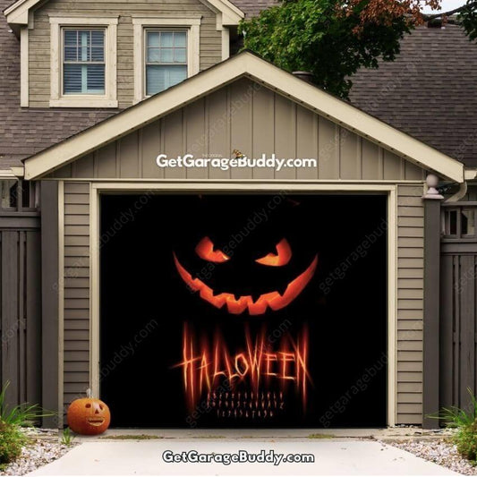 Spooky Halloween | Halloween Garage Door Cover - GetGarageBuddy halloween, halloween decor