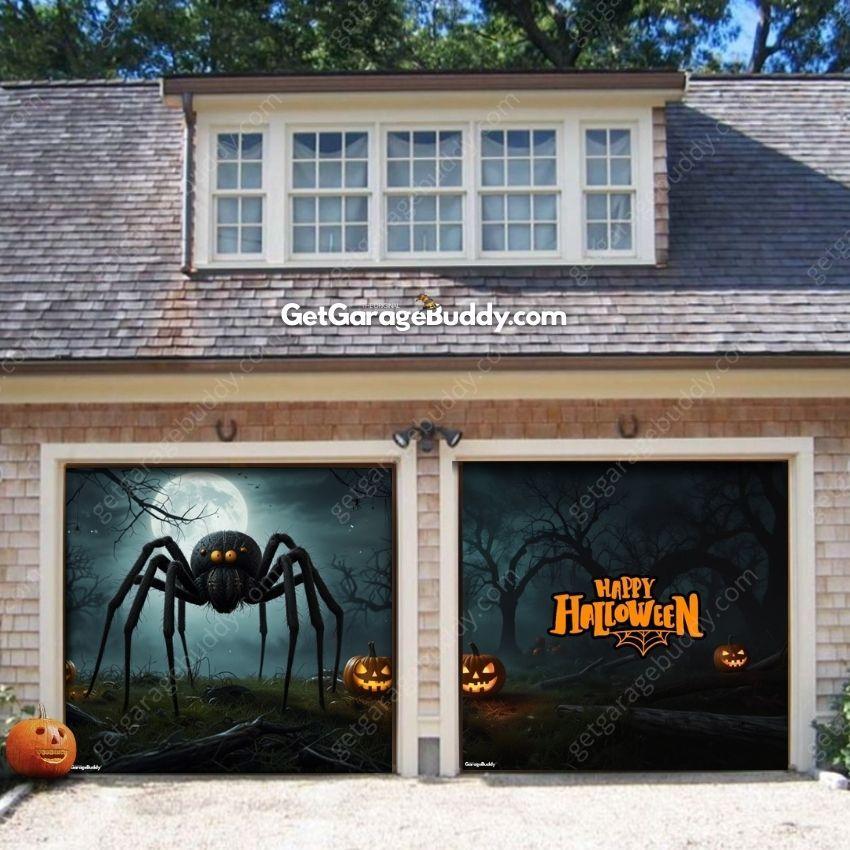 Giant Spider | Halloween Garage Door Cover - GetGarageBuddy