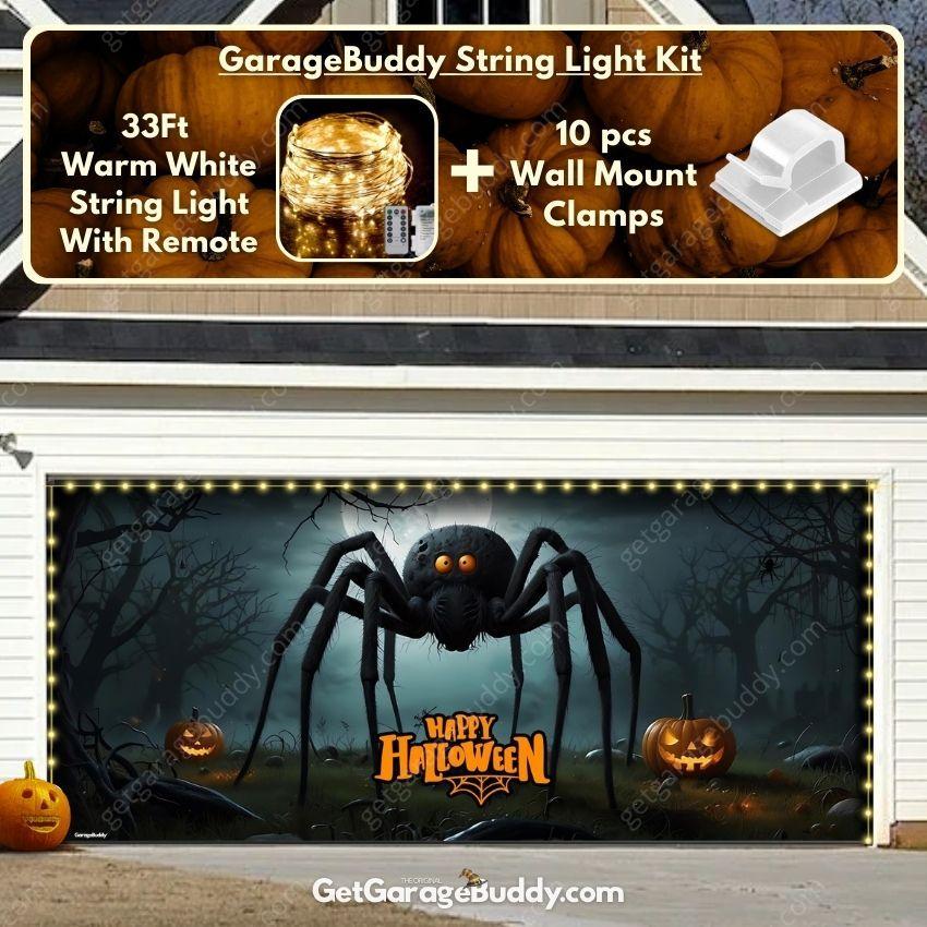 Giant Spider | Halloween Garage Door Cover - GetGarageBuddy