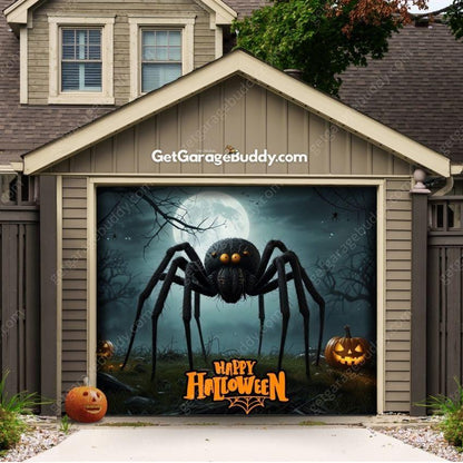 Giant Spider | Halloween Garage Door Cover - GetGarageBuddy