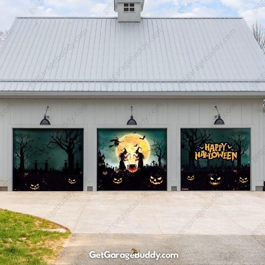 🎃GarageBuddy®️ Halloween Garage Door Covers - GetGarageBuddy #halloween, halloween decor