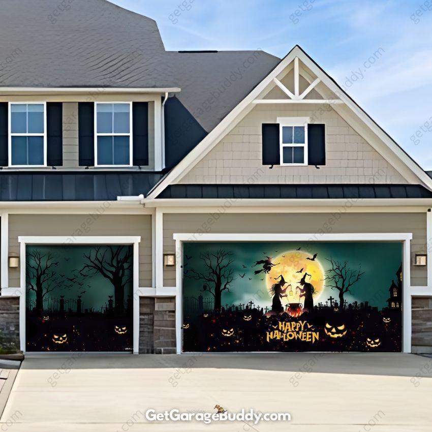 🎃GarageBuddy®️ Halloween Garage Door Covers - GetGarageBuddy #halloween, halloween decor