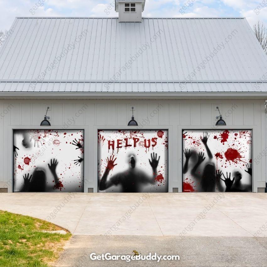 🎃GarageBuddy®️ Halloween Garage Door Covers - GetGarageBuddy #halloween, halloween decor