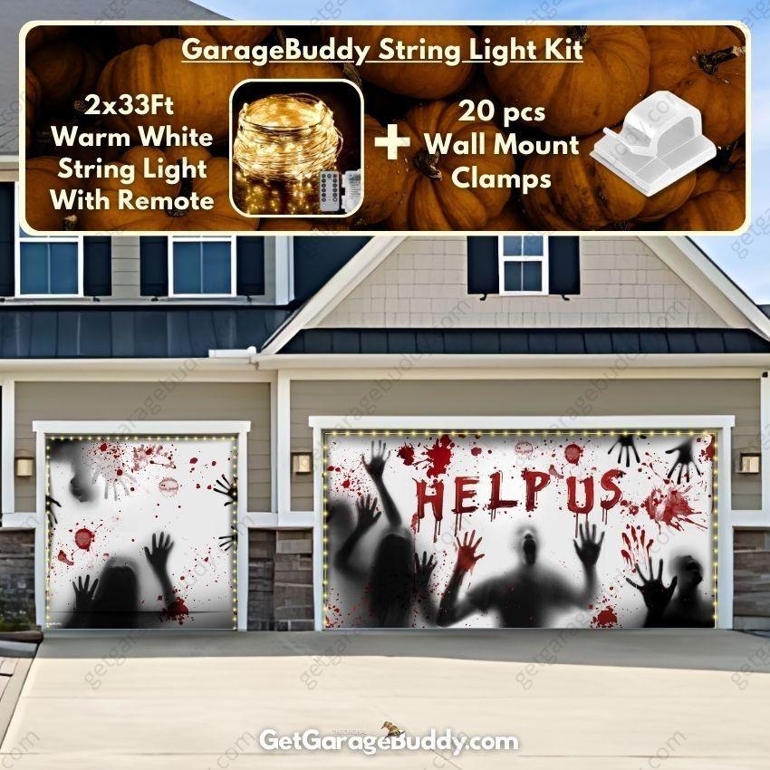 🎃GarageBuddy®️ Halloween Garage Door Covers - GetGarageBuddy #halloween, halloween decor