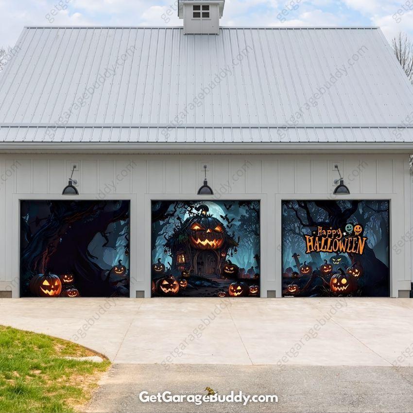 🎃GarageBuddy®️ Halloween Garage Door Covers - GetGarageBuddy #halloween, halloween decor